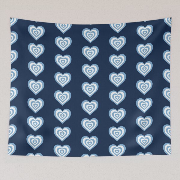 Item preview, Blue and White - Powerpuff Girls Retro Heart designed and sold by Liyanna Baloca.