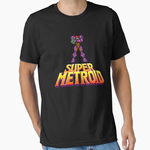 Item preview, Space Metroid Sam Fighter Title Screen designed and sold by retrokingdom.