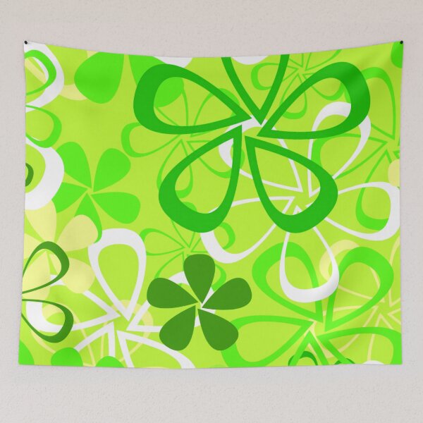 Item preview, Designs green flowers designed and sold by StudioArtSP.