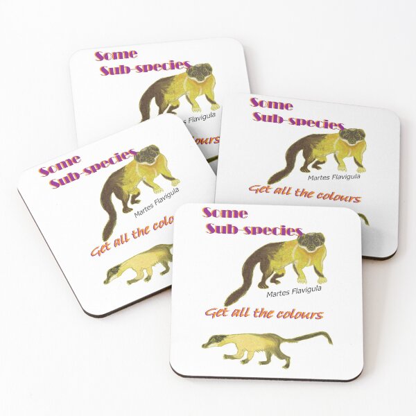 Item preview, Some Sub-species get all the colours, yellow throated marten designed and sold by NatureDesigned.