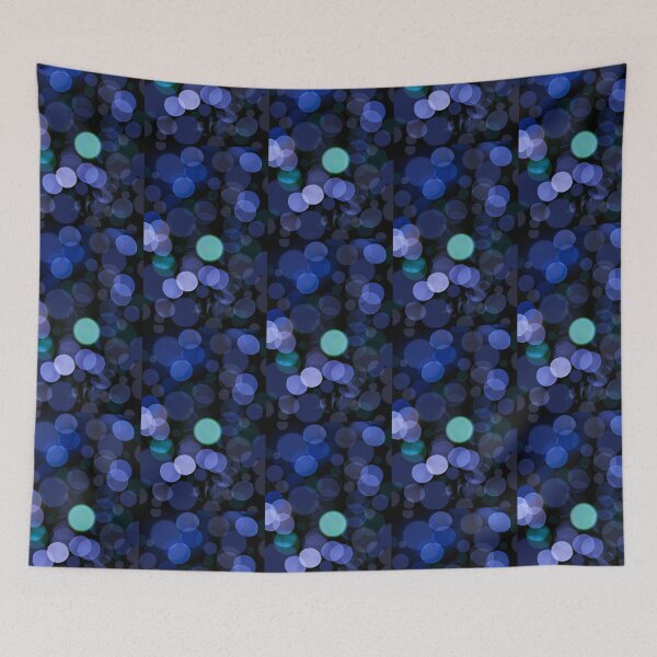 Item preview, Blue bokeh circles blurry texture designed and sold by Arletta Cwalina.