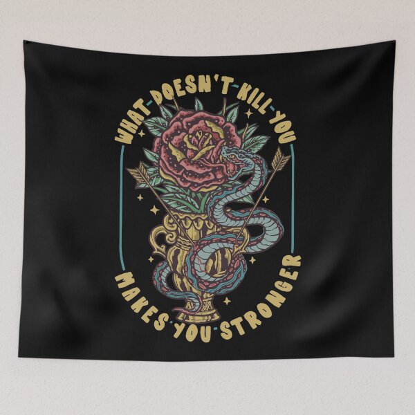 Item preview, What Doesn't Kill You, Makes You Stronger designed and sold by Vector Scout Lab.