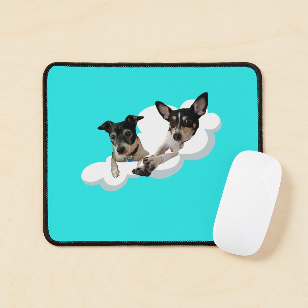 Carl and Penny on a Cloud Mouse Pad