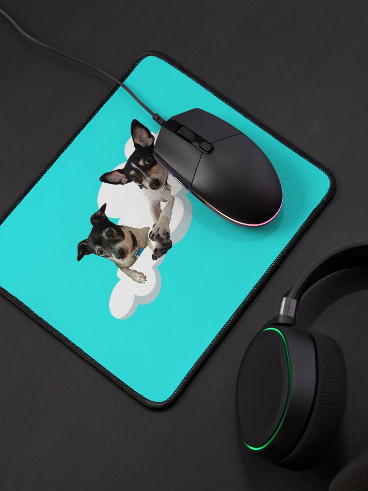 Alternate view of Carl and Penny on a Cloud Mouse Pad