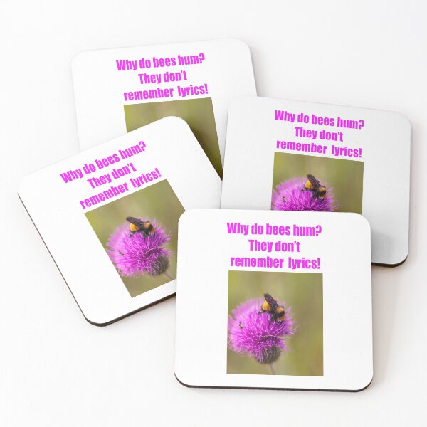 Item preview, WHY DO BEES HUM designed and sold by CUTESTUFFnow.