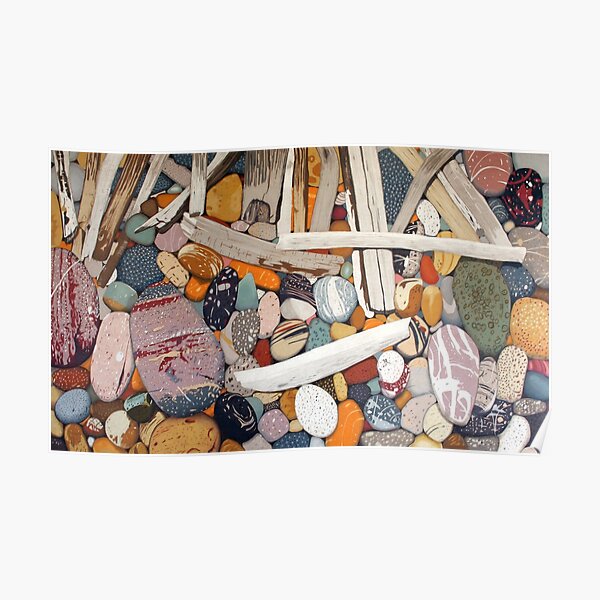 NW Tasmanian Rock Art Poster