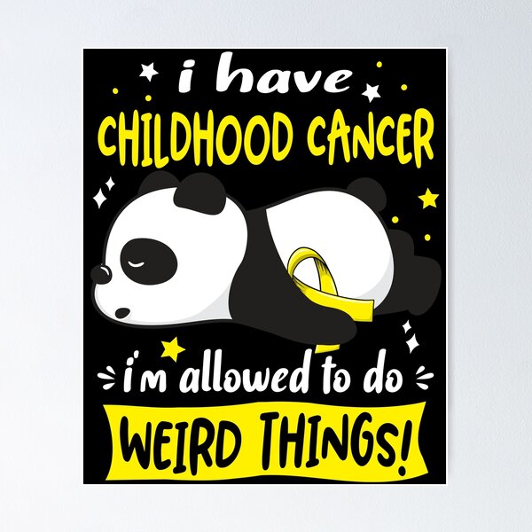 Item preview, Childhood Cancer Warrior I Have Childhood Cancer I Am Allowed To Do Weird Things! designed and sold by GennieShop.