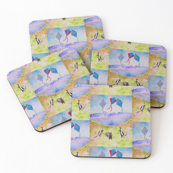 Item preview, The Kite Party Watercolor designed and sold by TurnipWilson.