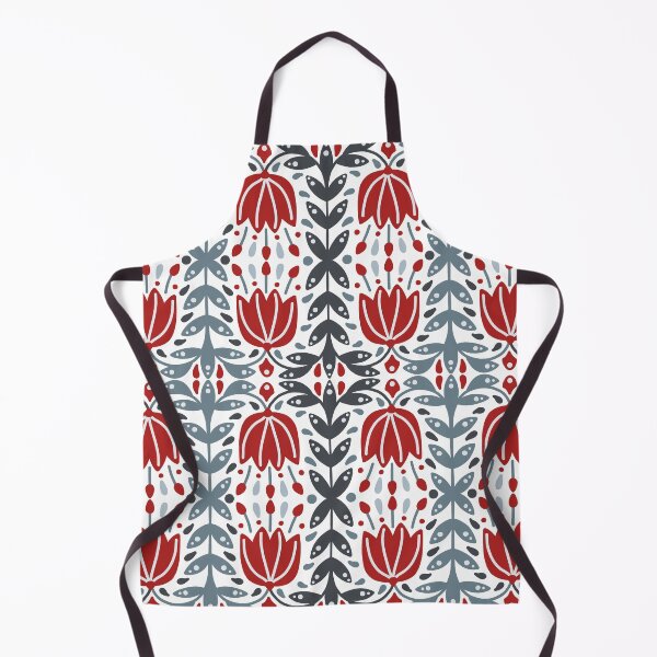 Item preview, Scandinavian flower vintage pattern designed and sold by PG Illustration.