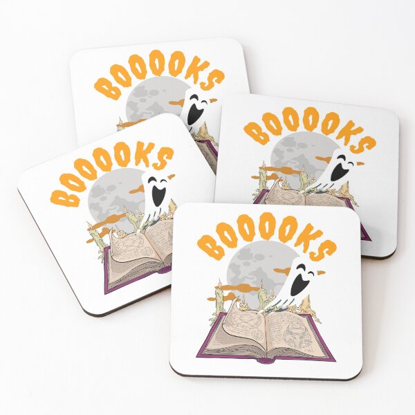 Item preview, Halloween boooks. Ghost reading halloween. HalloweenBibliothekar. designed and sold by ronaldsonou.