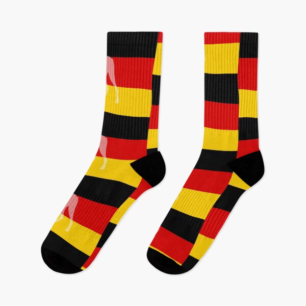 Item preview, Doberman Silhouette On Germany Flag designed and sold by retrographics.
