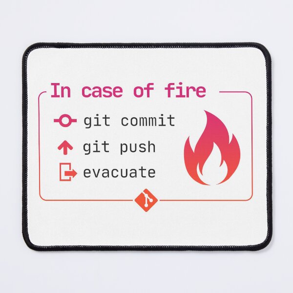 Item preview, In case of Fire Git commit designed and sold by olechafm.