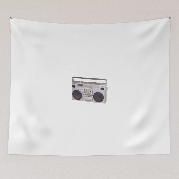 Item preview, Retro Boombox 80s Sticker designed and sold by sidneysiegel.