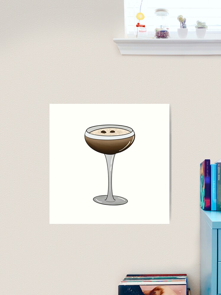 Espresso martini glass Postcard for Sale by morganbethdraws