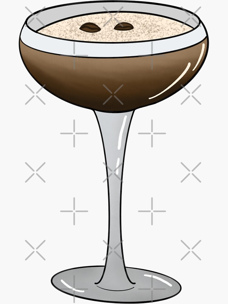 Espresso martini glass Postcard for Sale by morganbethdraws