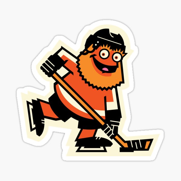 Philadelphia Flyers Gritty The Mascot Premium Auto Emblem Decal Hard  Acrylic 