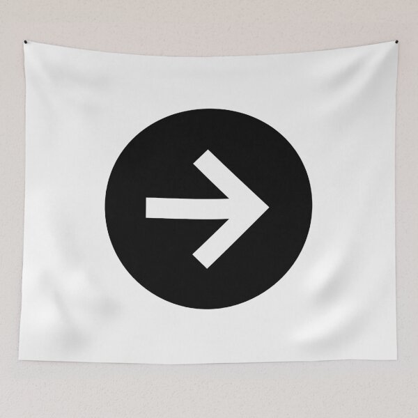 Item preview, MDI Arrow Right Circle designed and sold by GnarlyFurtardo.
