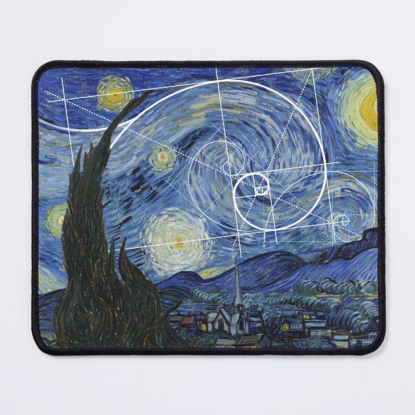 Item preview, Art Meets Math, Van Gogh Meets Fibonacci designed and sold by SymbolGrafix.