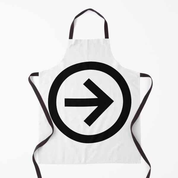 Item preview, MDI Arrow Right Circle Outline designed and sold by GnarlyFurtardo.