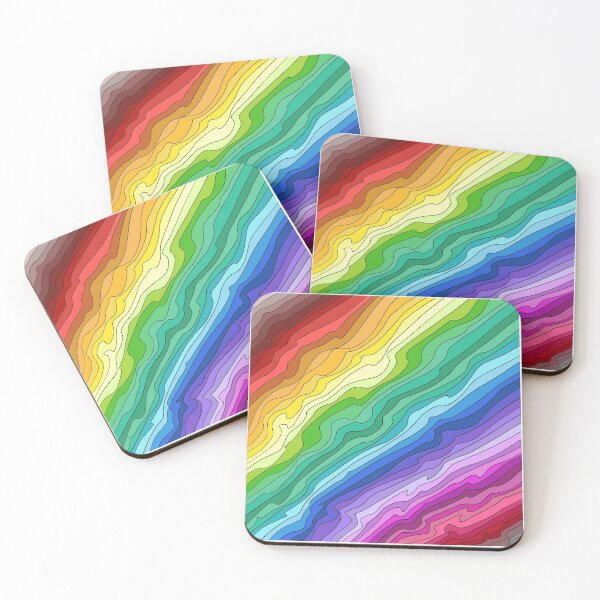 Item preview, Rainbow waves designed and sold by smokylemon.
