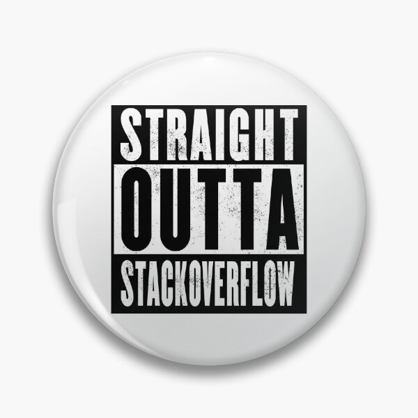 Item preview, Straight Outta StackOverflow designed and sold by olechafm.