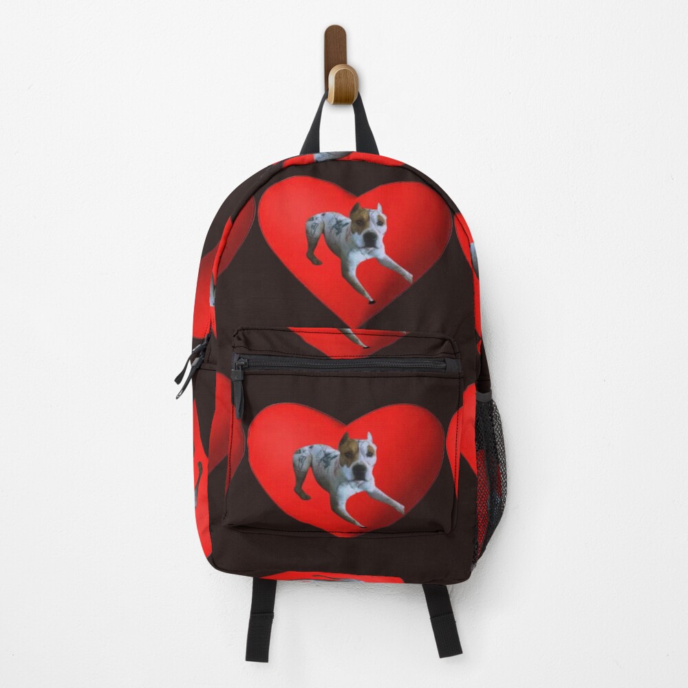 I Love My Dog -Dog Lover Pet Dog Backpack