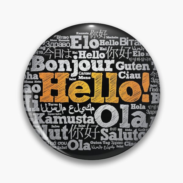 Item preview, Hello world - Hello in different languages - world HELLO day designed and sold by Tee-Star.