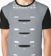 The Evolution Of The Ultimate Roadster (NA, NB, NC, ND) Graphic T-Shirt