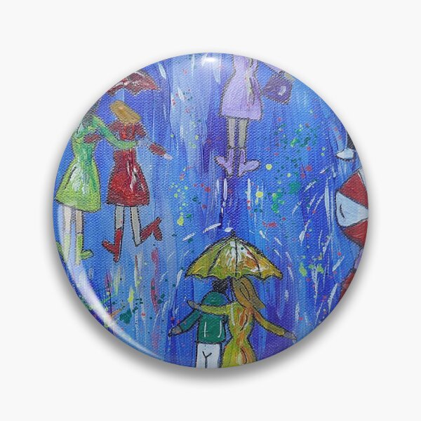 Item preview, Colourful Umbrellas in a Blue Sky designed and sold by Casimirasart.