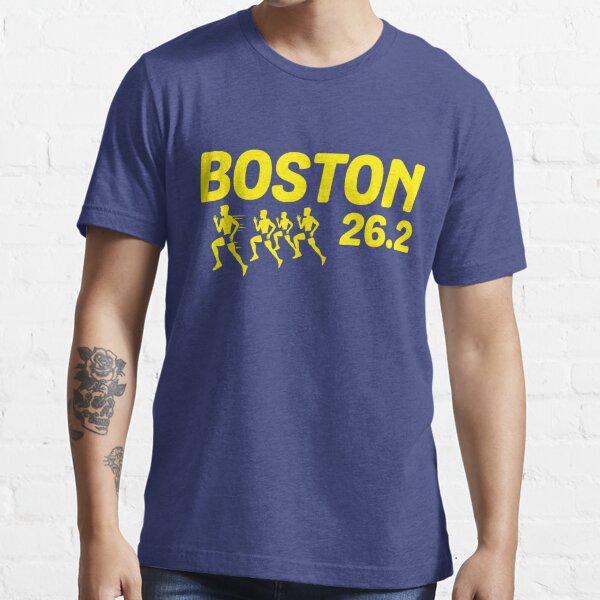 Boston Annual Marathon Runner 26.2 Miles Long Support Crew T-Shirt