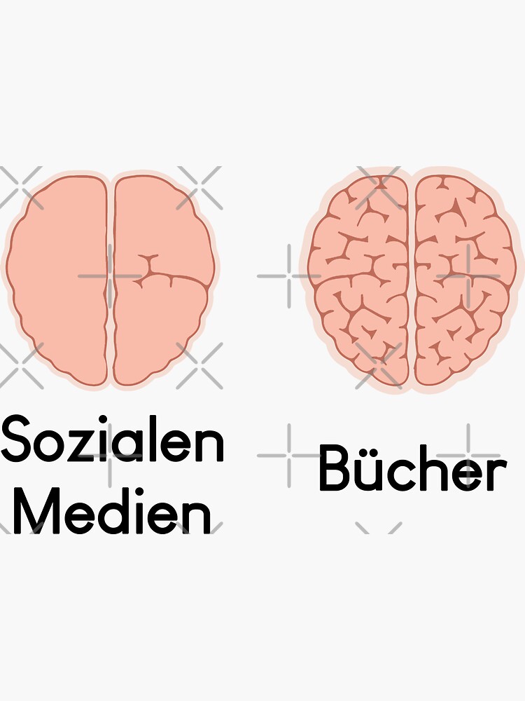 "books vs social media anti social media reading addiction " Sticker