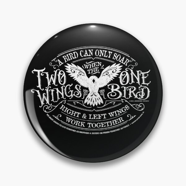 Item preview, Two Wings, One Bird designed and sold by jitterfly.