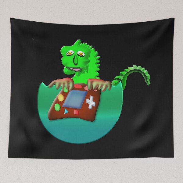 Item preview, FUNNY NEW BORN DINOSAUR UNICORN WHO LOVES VIDEO GAMES  designed and sold by Ralek.