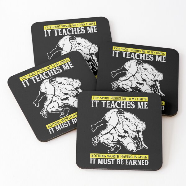 Item preview, Wrestling - This Sport Pushes Me To My Limits designed and sold by SewnMemories.
