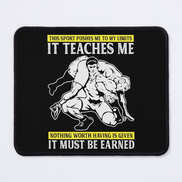 Item preview, Wrestling - This Sport Pushes Me To My Limits designed and sold by SewnMemories.