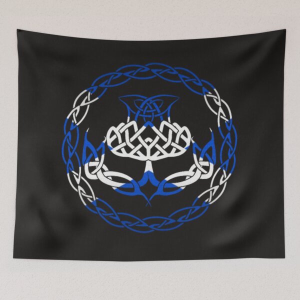 Item preview, Scottish flag design in heart time designed and sold by Themngocbao.