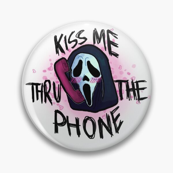 Item preview, Ghostface Kiss Me Thru The Phone designed and sold by spiderwingsart.