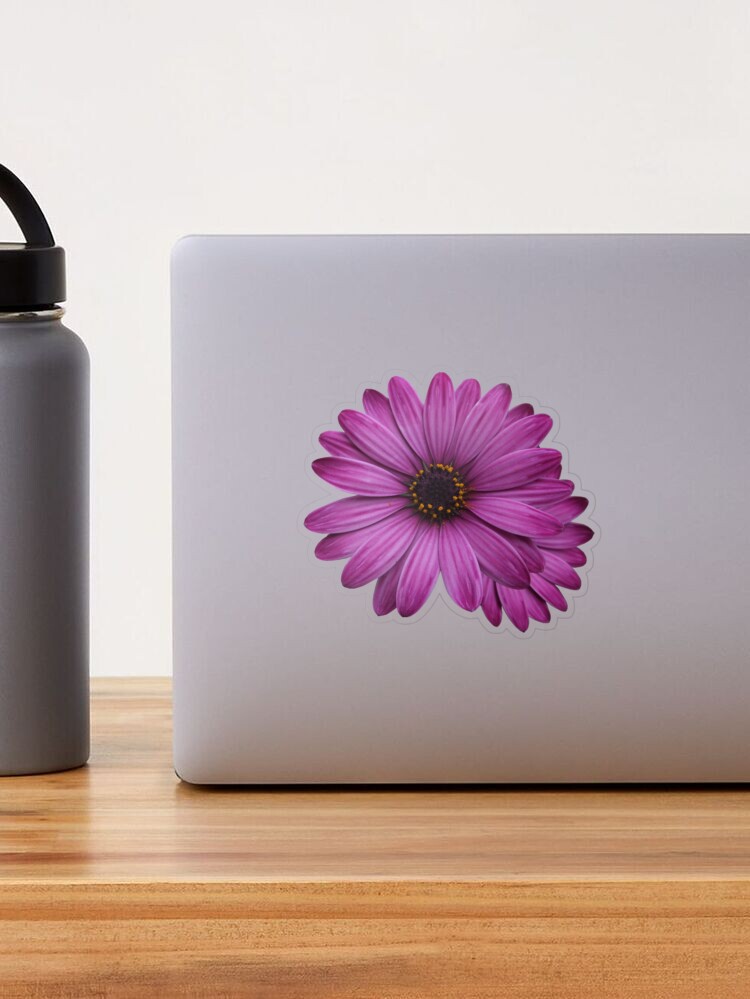 Sticker pour ordinateur portable - 13,3 pouces - Motif - Hippie - Fleurs -  Violet 