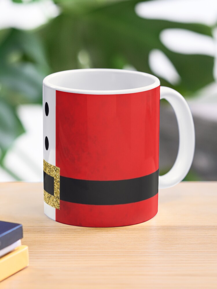 santa suit mug