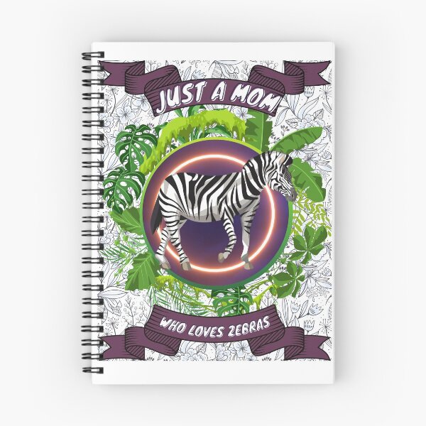 Item preview, Just a mom who loves zebras - Colorful compositions, art and animals, funny drawings designed and sold by AdvanceDesign.