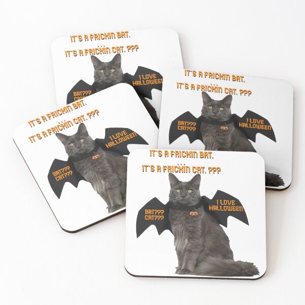 Item preview, Grey Cat With Bat Wings designed and sold by Marcinho1605.