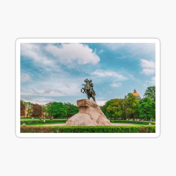 Saint Petersburg, Russia - The Bronze Horseman Sticker