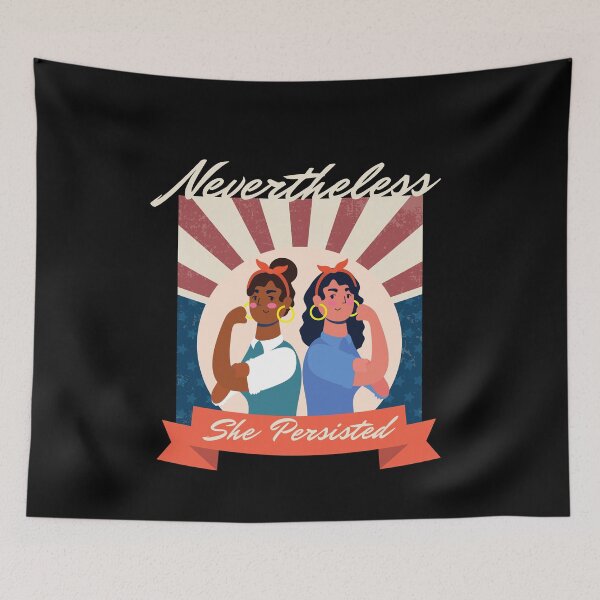 Item preview, nevertheless she persisted usa flag designed and sold by eternity50.