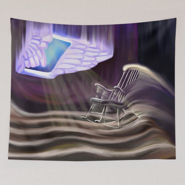 Item preview, The Empty Grief Guardian Angel Rocking Chair designed and sold by Deborah Camp.