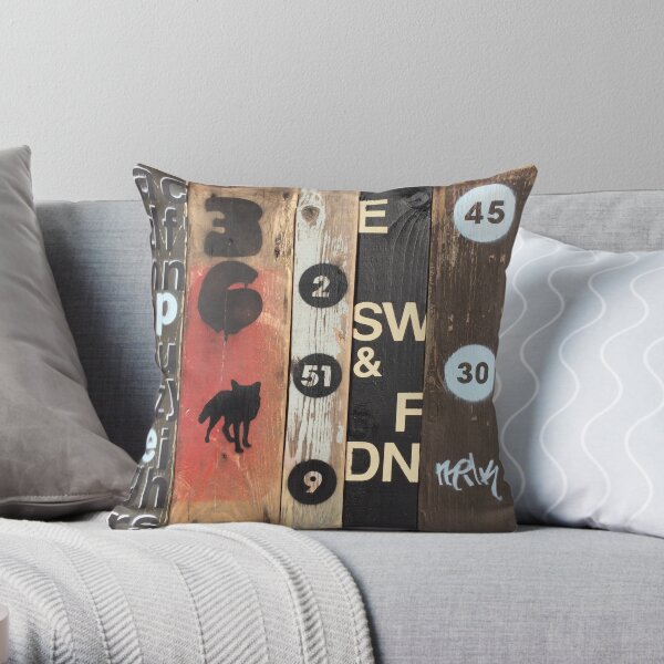 Done with a Wink Throw Pillow