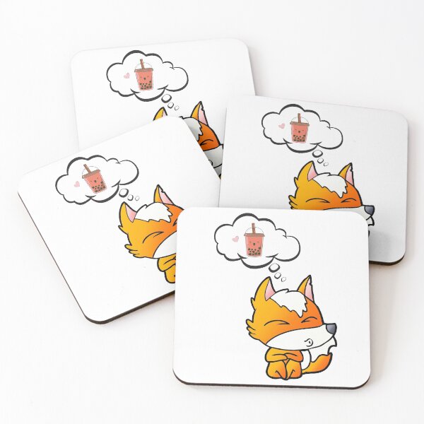 Item preview, Foxes are Boba Heads-Thinking of Boba designed and sold by BobaHeads.