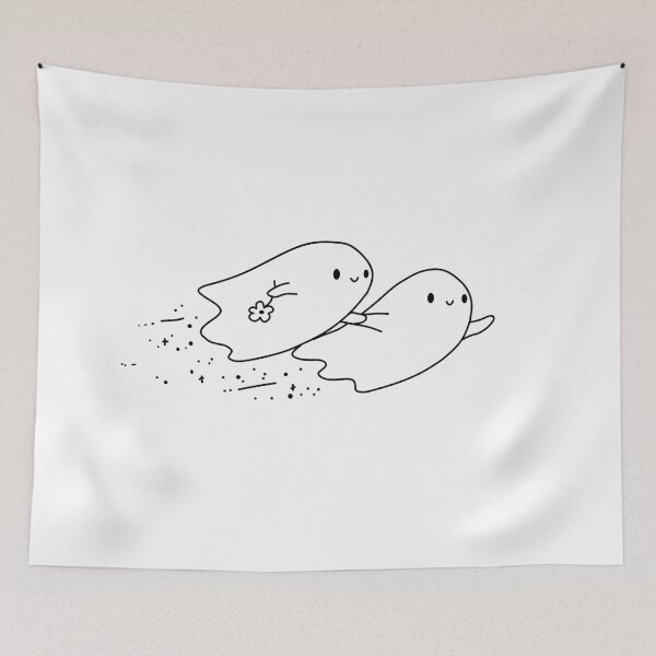 Item preview, Flying ghost couple designed and sold by Riku-Ortiz.
