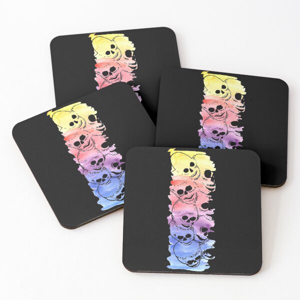Item preview, Colorful Skull designed and sold by Wachi-A.