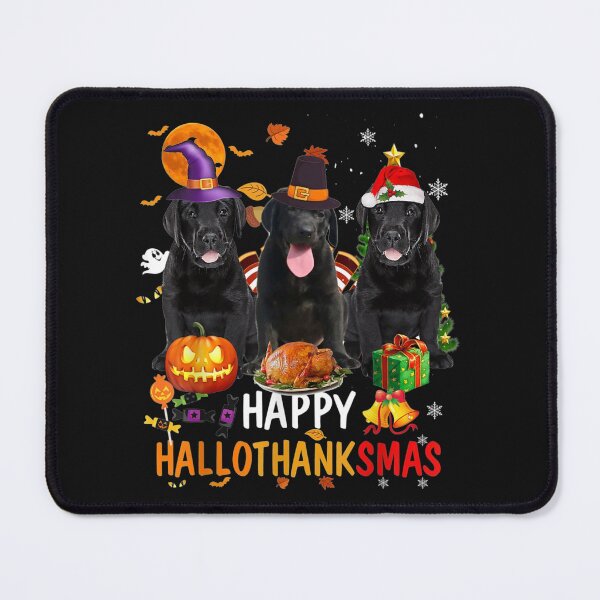 Item preview, Black lab labador happy hallothanksmas designed and sold by anthonybarr1205.