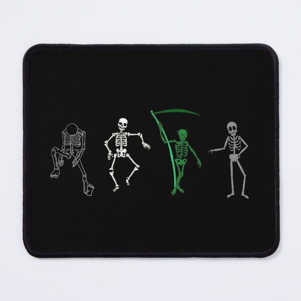 Item preview, Halloween Demi Romantic Flag Skeletons. Demiromantic Pride designed and sold by Subtle Pride Shop.